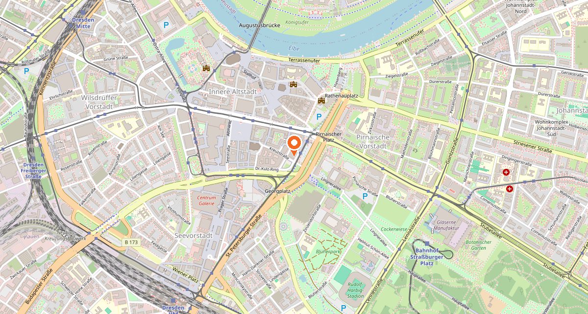 Lage: Ringstraße 6, 01067 Dresden